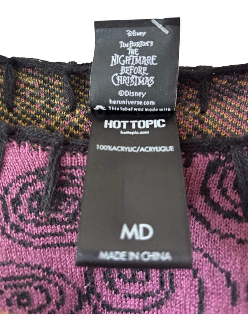 Disney Nightmare Before Christmas Sally Bolero Long-Sleeve Sweater - Picture 2 of 4